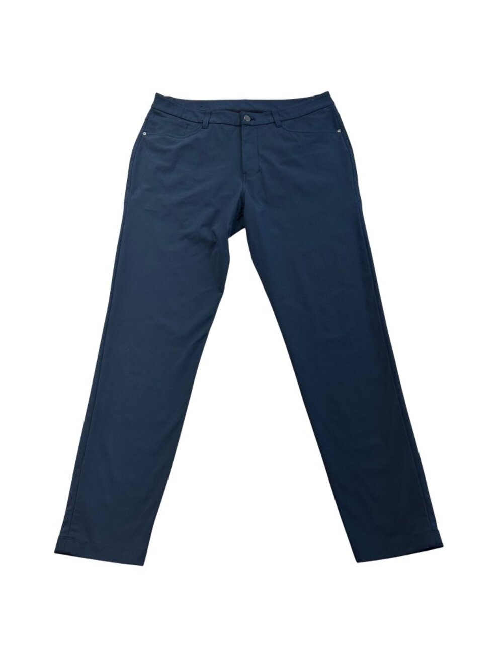 Lululemon Mens ABC Slim-Fit 5 Pocket Pants Warpstreme Fabric Size 34 Blue
